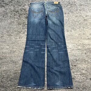 Vintage American Eagle Jeans Size 10 (33x32) Hipster Relaxed Flare Low Rise Y2K